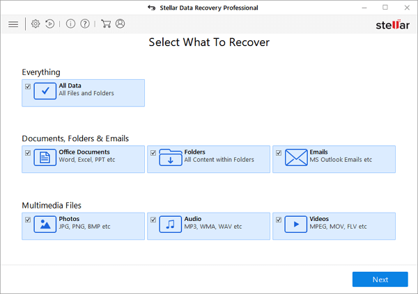 software gratuito de recuperação de dados para Windows 11