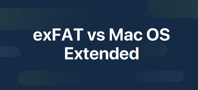 ExFAT vs Mac OS Estendido